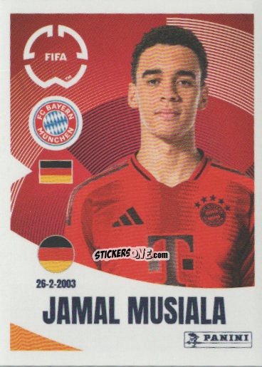 Cromo Jamal Musiala - FIFA Club World Cup 2025
 n. 125 - Panini