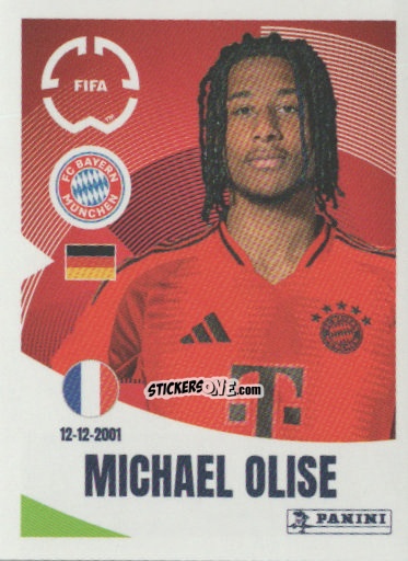 Cromo Michael Olise - FIFA Club World Cup 2025
 n. 129 - Panini