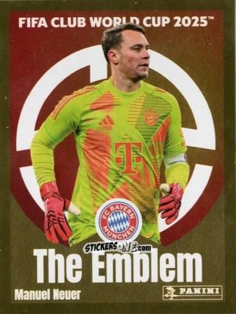 Figurina Manuel Neuer (The Emblem) - FIFA Club World Cup 2025
 n. 130 - Panini