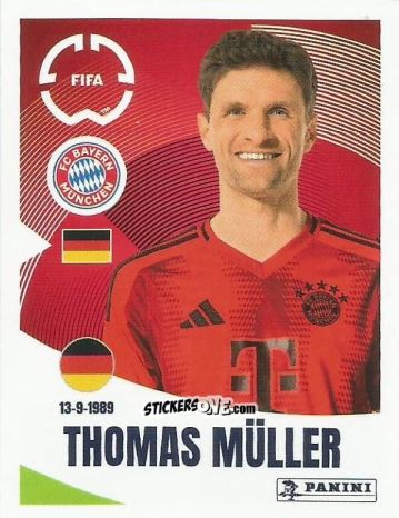 Sticker Thomas Muller - FIFA Club World Cup 2025
 n. 134 - Panini