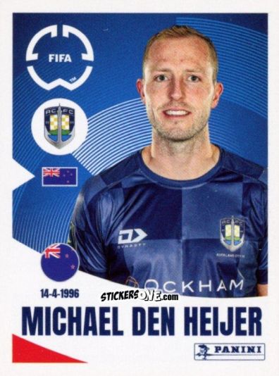 Figurina Michael den Heijer - FIFA Club World Cup 2025
 n. 142 - Panini