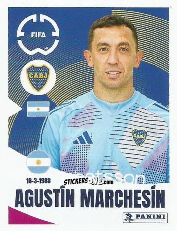 Sticker Agustín Marchesín - FIFA Club World Cup 2025
 n. 156 - Panini