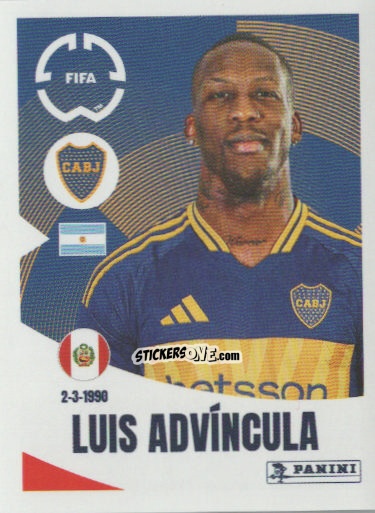 Cromo Luis Advíncula - FIFA Club World Cup 2025
 n. 159 - Panini
