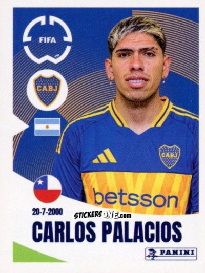 Sticker Carlos Palacios - FIFA Club World Cup 2025
 n. 164 - Panini