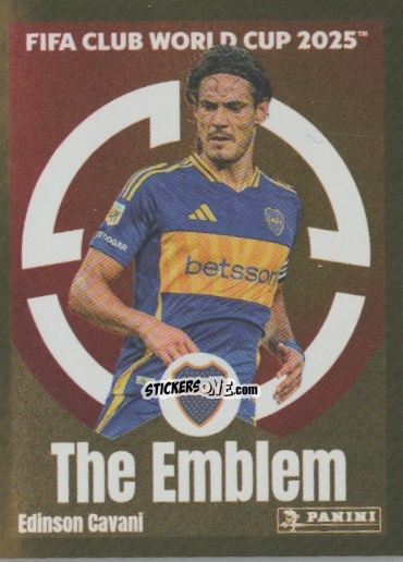 Cromo Edinson Cavani (The Emblem) - FIFA Club World Cup 2025
 n. 166 - Panini