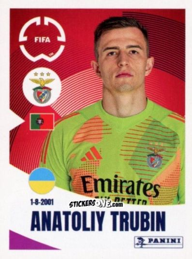 Sticker Anatoliy Trubin - FIFA Club World Cup 2025
 n. 174 - Panini