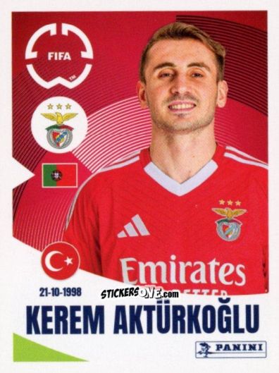 Cromo Kerem Aktürkoğlu - FIFA Club World Cup 2025
 n. 186 - Panini