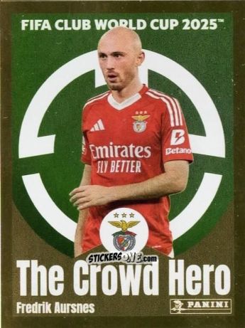 Sticker Fredrik Aursnes (The Crowd Hero) - FIFA Club World Cup 2025
 n. 190 - Panini