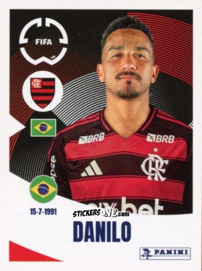 Figurina Danilo - FIFA Club World Cup 2025
 n. 197 - Panini