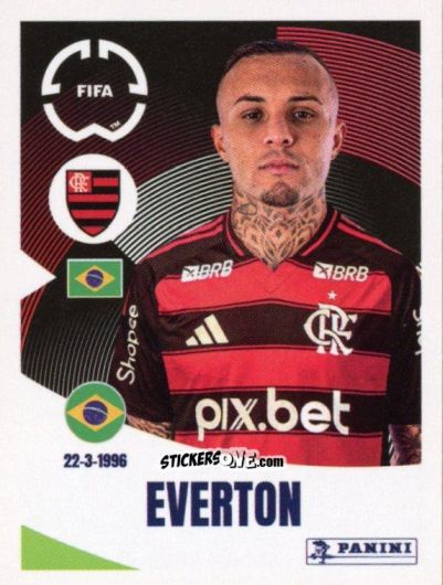 Figurina Everton - FIFA Club World Cup 2025
 n. 206 - Panini