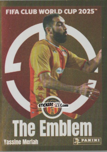 Cromo Yassine Meriah (The Emblem) - FIFA Club World Cup 2025
 n. 220 - Panini