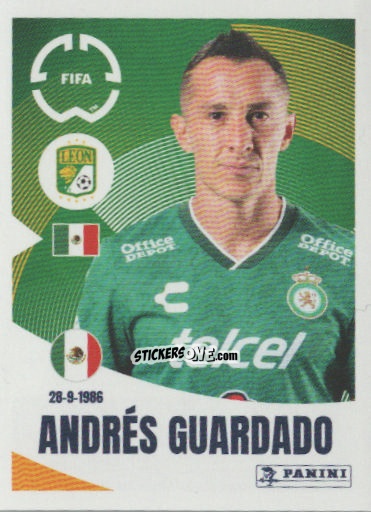 Cromo Andrés Guardado - FIFA Club World Cup 2025
 n. 255 - Panini