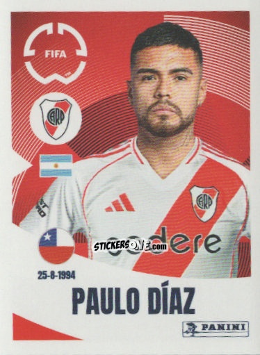 Cromo Paulo Díaz