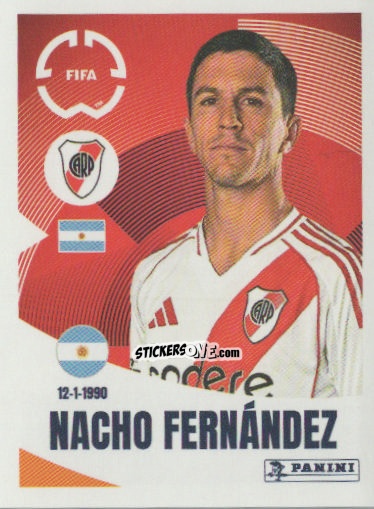 Sticker Nacho Fernández - FIFA Club World Cup 2025
 n. 273 - Panini