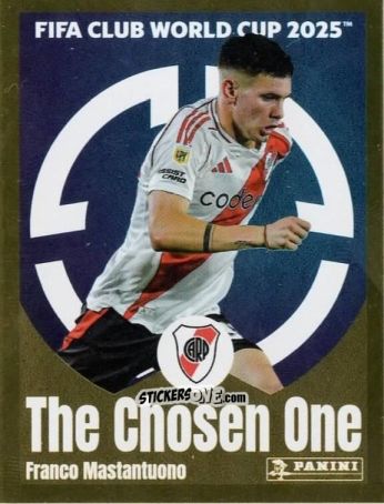 Sticker Franco Mastantuono (The Chosen One) - FIFA Club World Cup 2025
 n. 277 - Panini