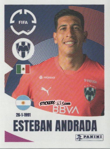 Cromo Esteban Andrada - FIFA Club World Cup 2025
 n. 300 - Panini