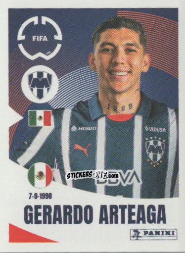 Cromo Gerardo Arteaga - FIFA Club World Cup 2025
 n. 302 - Panini