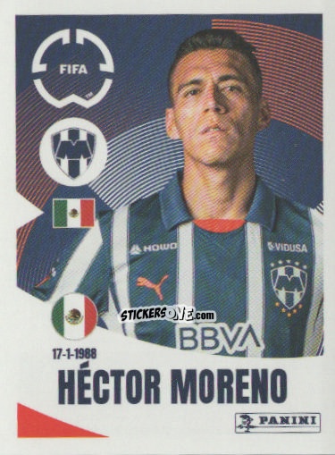 Cromo Héctor Moreno - FIFA Club World Cup 2025
 n. 305 - Panini