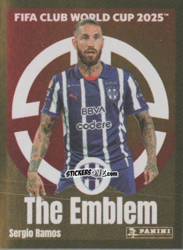 Cromo Sergio Ramos (The Emblem) - FIFA Club World Cup 2025
 n. 310 - Panini