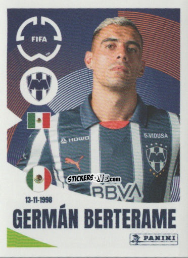 Cromo Germán Berterame - FIFA Club World Cup 2025
 n. 311 - Panini
