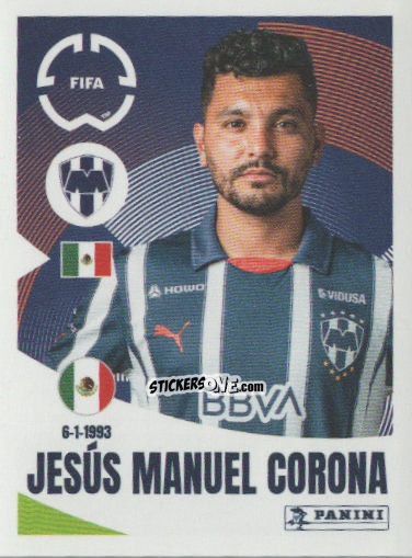 Cromo Jesús Corona - FIFA Club World Cup 2025
 n. 315 - Panini