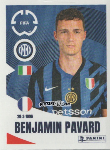 Cromo Benjamin Pavard - FIFA Club World Cup 2025
 n. 321 - Panini