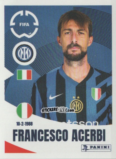 Cromo Francesco Acerbi - FIFA Club World Cup 2025
 n. 323 - Panini