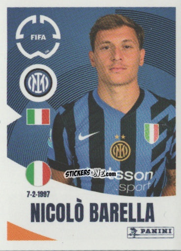 Cromo Nicolò Barella - FIFA Club World Cup 2025
 n. 326 - Panini