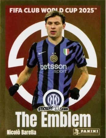 Sticker Nicolò Barella (The Emblem) - FIFA Club World Cup 2025
 n. 328 - Panini