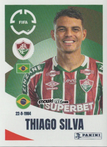 Cromo Thiago Silva - FIFA Club World Cup 2025
 n. 337 - Panini