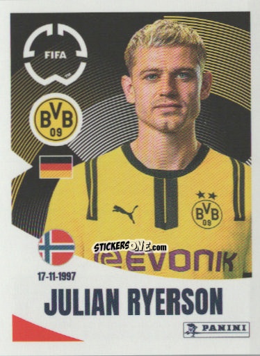 Cromo Julian Ryerson - FIFA Club World Cup 2025
 n. 356 - Panini