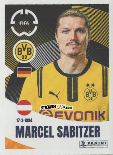 Cromo Marcel Sabitzer - FIFA Club World Cup 2025
 n. 361 - Panini