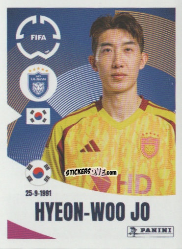 Cromo Hyeon-woo Jo - FIFA Club World Cup 2025
 n. 372 - Panini