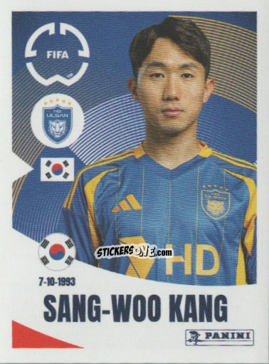 Cromo Sang-woo Kang - FIFA Club World Cup 2025
 n. 374 - Panini