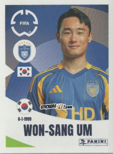 Cromo Won-sang Um - FIFA Club World Cup 2025
 n. 384 - Panini