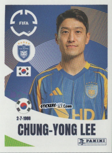 Cromo Chung-Yong Lee - FIFA Club World Cup 2025
 n. 387 - Panini