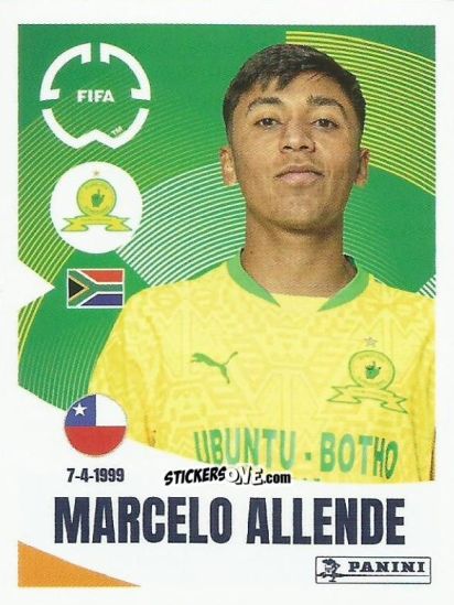 Sticker Marcelo Allende - FIFA Club World Cup 2025
 n. 398 - Panini