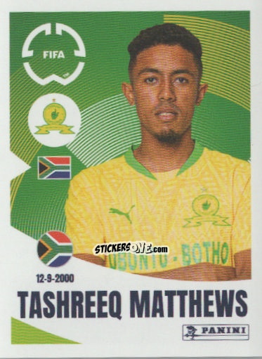 Cromo Tashreeq Matthews - FIFA Club World Cup 2025
 n. 405 - Panini