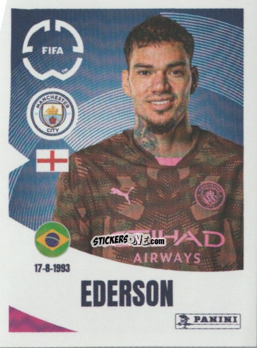 Cromo Ederson - FIFA Club World Cup 2025
 n. 408 - Panini