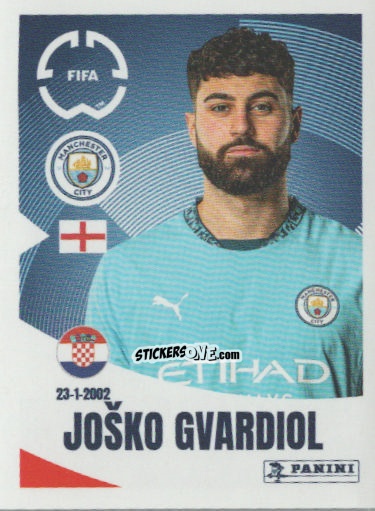 Cromo Joško Gvardiol - FIFA Club World Cup 2025
 n. 410 - Panini