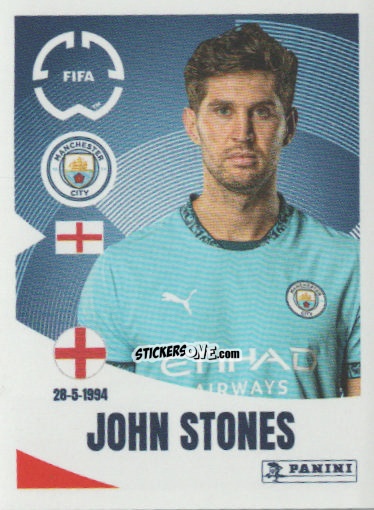 Cromo John Stones - FIFA Club World Cup 2025
 n. 412 - Panini