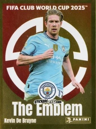 Sticker Kevin De Bruyne (The Emblem) - FIFA Club World Cup 2025
 n. 418 - Panini