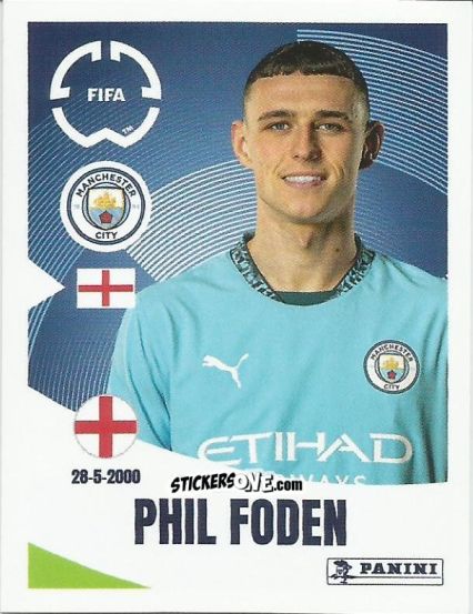 Sticker Phil Foden - FIFA Club World Cup 2025
 n. 422 - Panini
