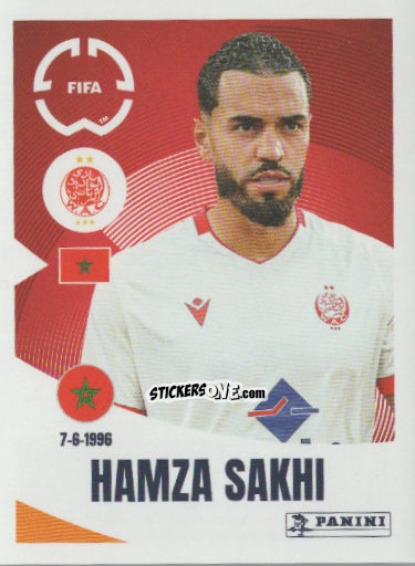 Cromo Hamza Sakhi - FIFA Club World Cup 2025
 n. 432 - Panini