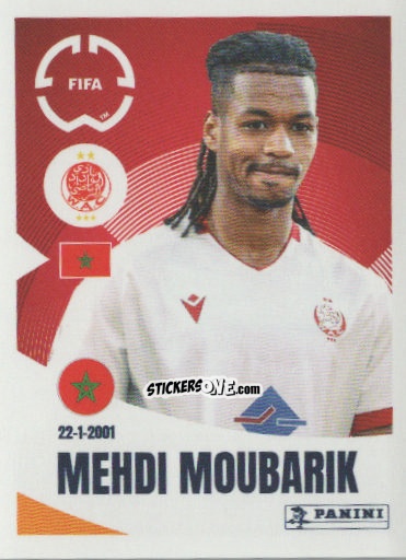 Cromo Mehdi Moubarik - FIFA Club World Cup 2025
 n. 434 - Panini