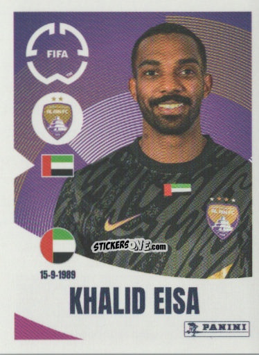 Cromo Khalid Eisa - FIFA Club World Cup 2025
 n. 444 - Panini