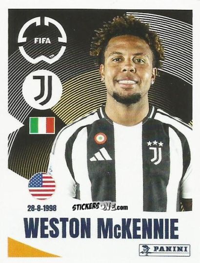 Sticker Weston Mckennie - FIFA Club World Cup 2025
 n. 466 - Panini
