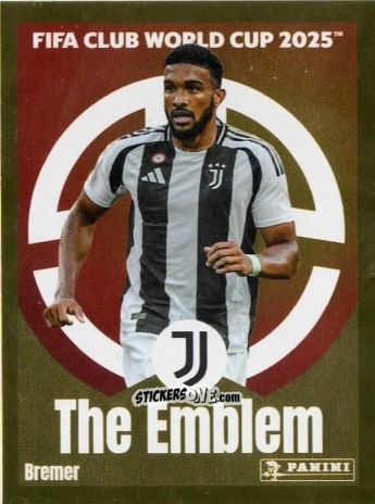 Sticker Bremer (The Emblem) - FIFA Club World Cup 2025
 n. 472 - Panini