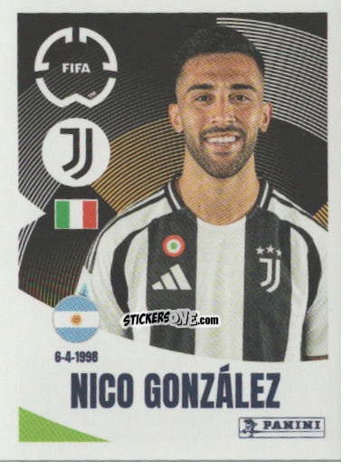 Cromo Nico Gonzalez