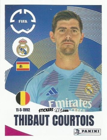 Sticker Thibaut Courtois - FIFA Club World Cup 2025
 n. 480 - Panini